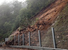 retaining wall, landslide prevention
